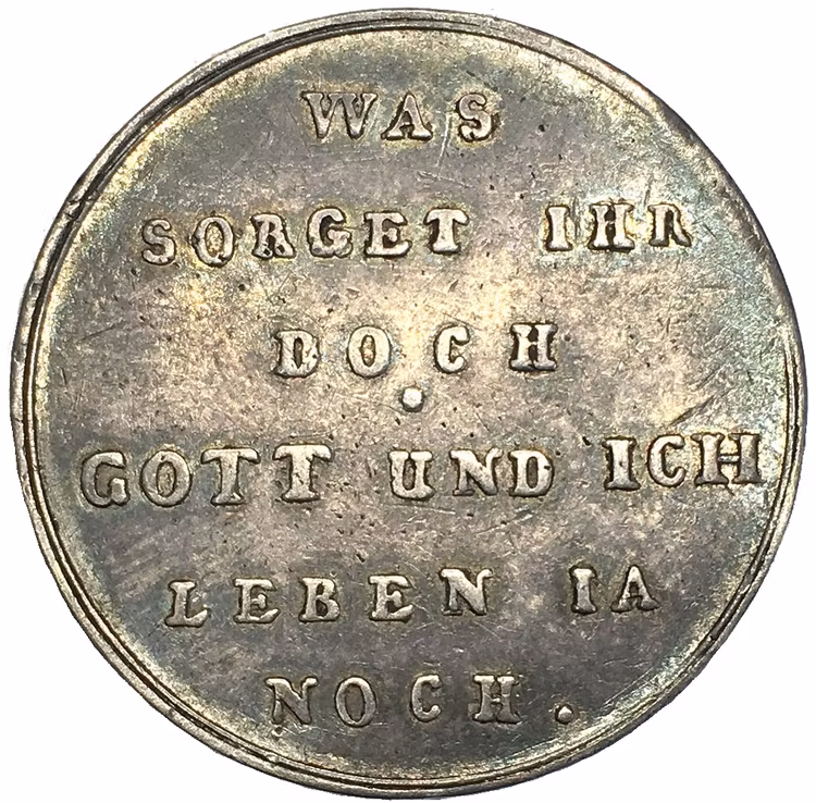 Sverige, Karl XII 1697-1718, Stralsund - 1/4 Taler avslag i silver av 3 dukater 1714