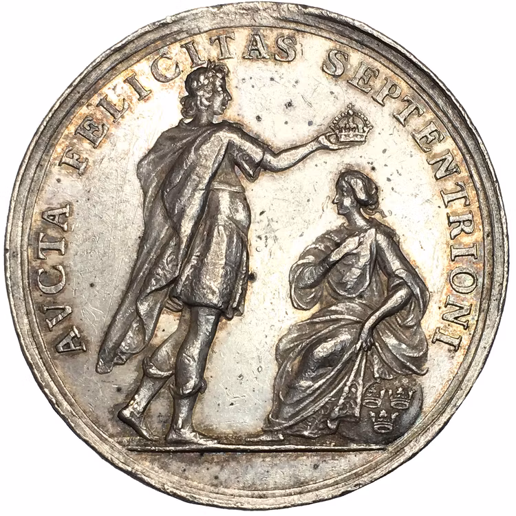 Ulrika Eleonora:s kröning 25 november 1680 i Stockholms storkyrka av Arvid Karlsteen