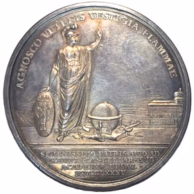 Kronprins Gustav (IV) blir kansler för Uppsala universitet 1785 av Ljungberger, Extremt sällsynt