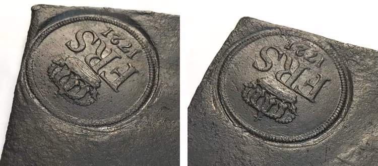 Fredrik I - Plåtmynt - 4 Daler SM 1721- Vackert och tilltalande exemplar