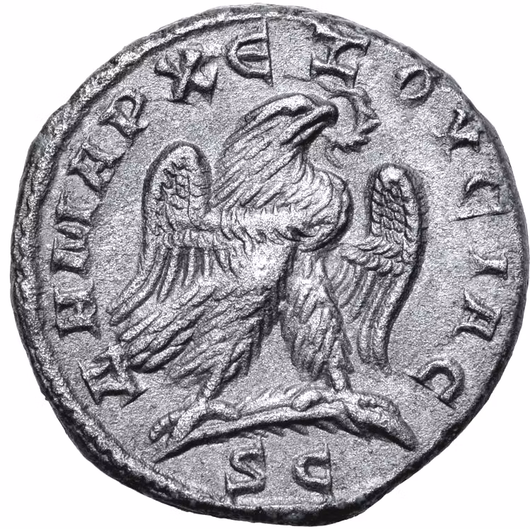 Romerska riket, Herennius Etruscus som Caesar 250-251 e.Kr., Seleucis and Pieria, Tetradrachm - SÄLLSYNT!