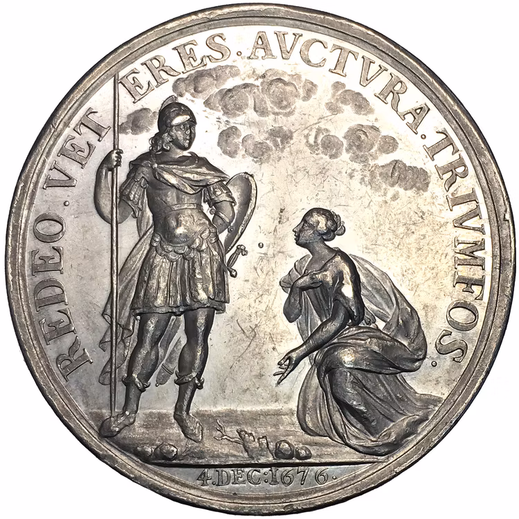 Karl XI - Svenska härens seger över danskarna i slaget vid Lund 4 december 1676 - RRR av Arvid Karlsteen