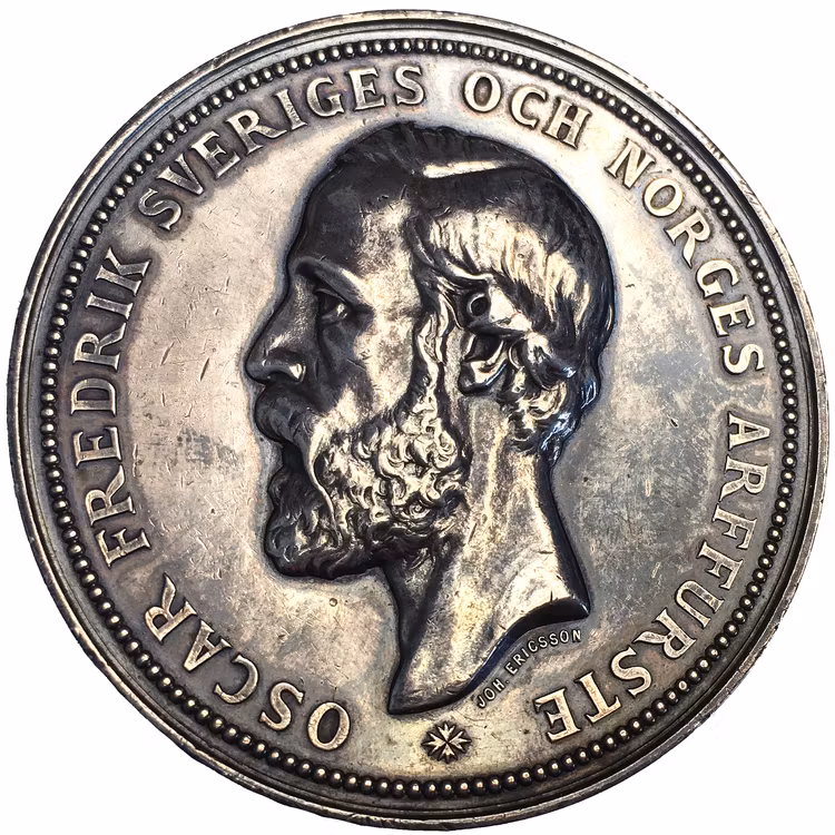 Kronprins Oskar (II) - Världsutställningen i Stockholm 1866 av John Ericsson