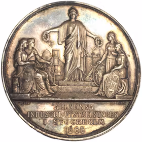 Karl XV - Världsutställningen i Stockholm 1866 av John Ericsson