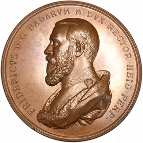 Storhertig Friedrich I av Baden - 500-årsminnet av universitetet 1886 av Schwenzer & Götz