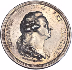 Gustav III - Borgerskapets priviliegier stadsfästs på riksdagen 1789 - Sällsynt