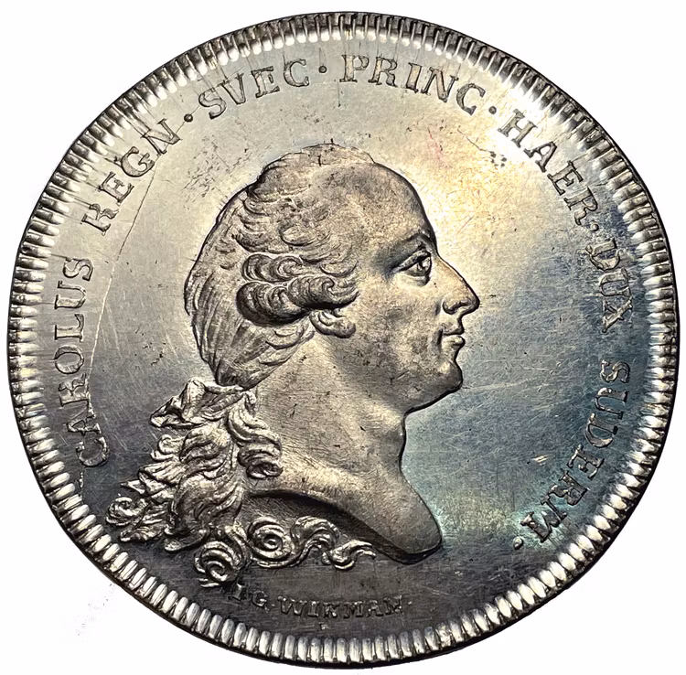 Kungliga Hertig Karl - Vetenskapsakademiens vördnadsbetygelse 1792 - RR