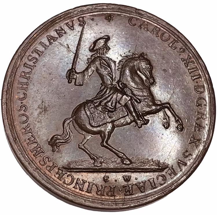 Karl XII - Belägringen av Fredriksstens fästning i Norge och konungens död 1718 av Wermuth - EXTREMT SÄLLSYNT - RRR