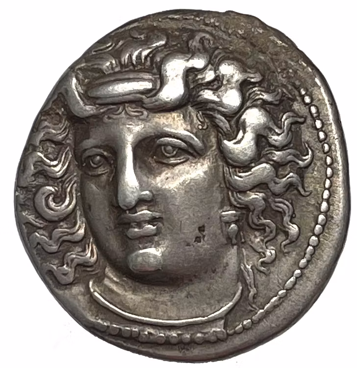 Tessalien, Larissa, Drachm ca 356-342 f.Kr - Ett vackert och tilltalande exemplar