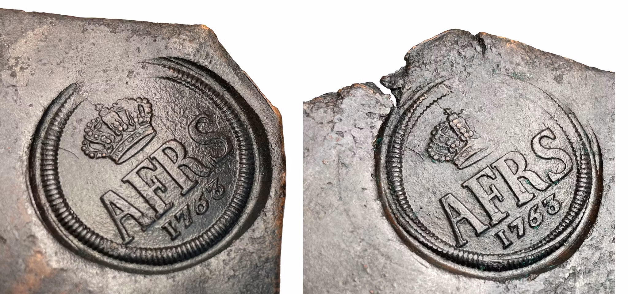 Adolf Fredrik Plåtmynt 1 Daler Silvermynt 1753 - Vackert exemplar