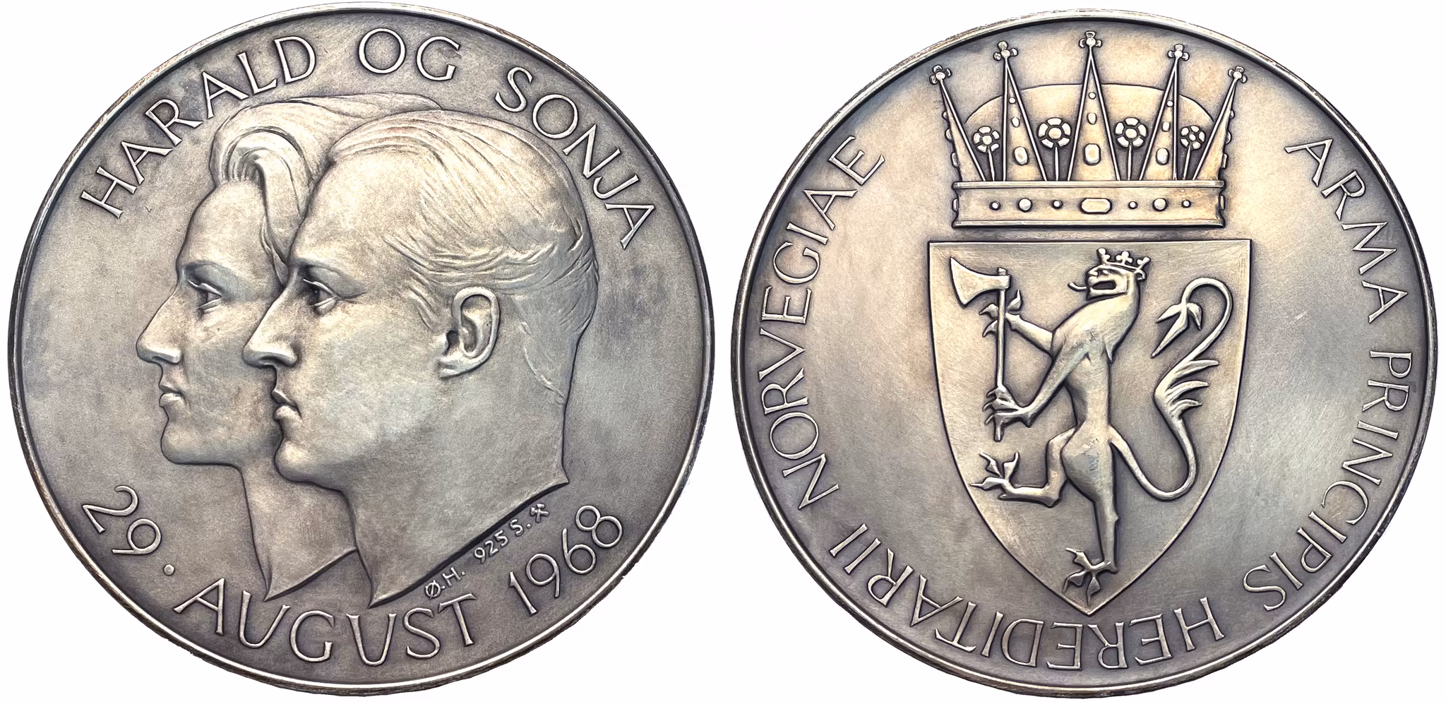 Norge - Harald och Sonjas bröllop 29 augusti 1968