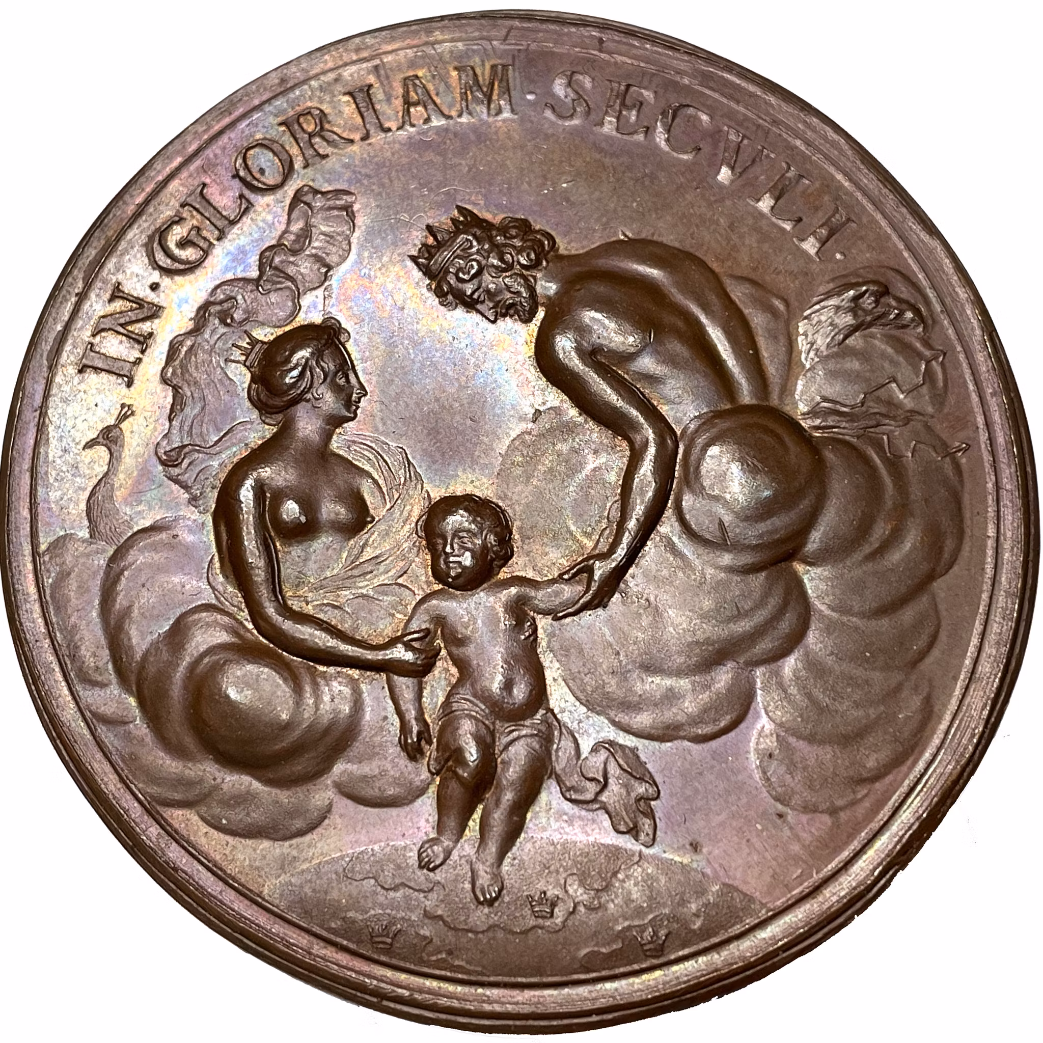 Karl XII:s födelse den 17 juni 1682 - PRAKTEXEMPLAR av Arvid Karlsteen - MYCKET SÄLLSYNT - RR