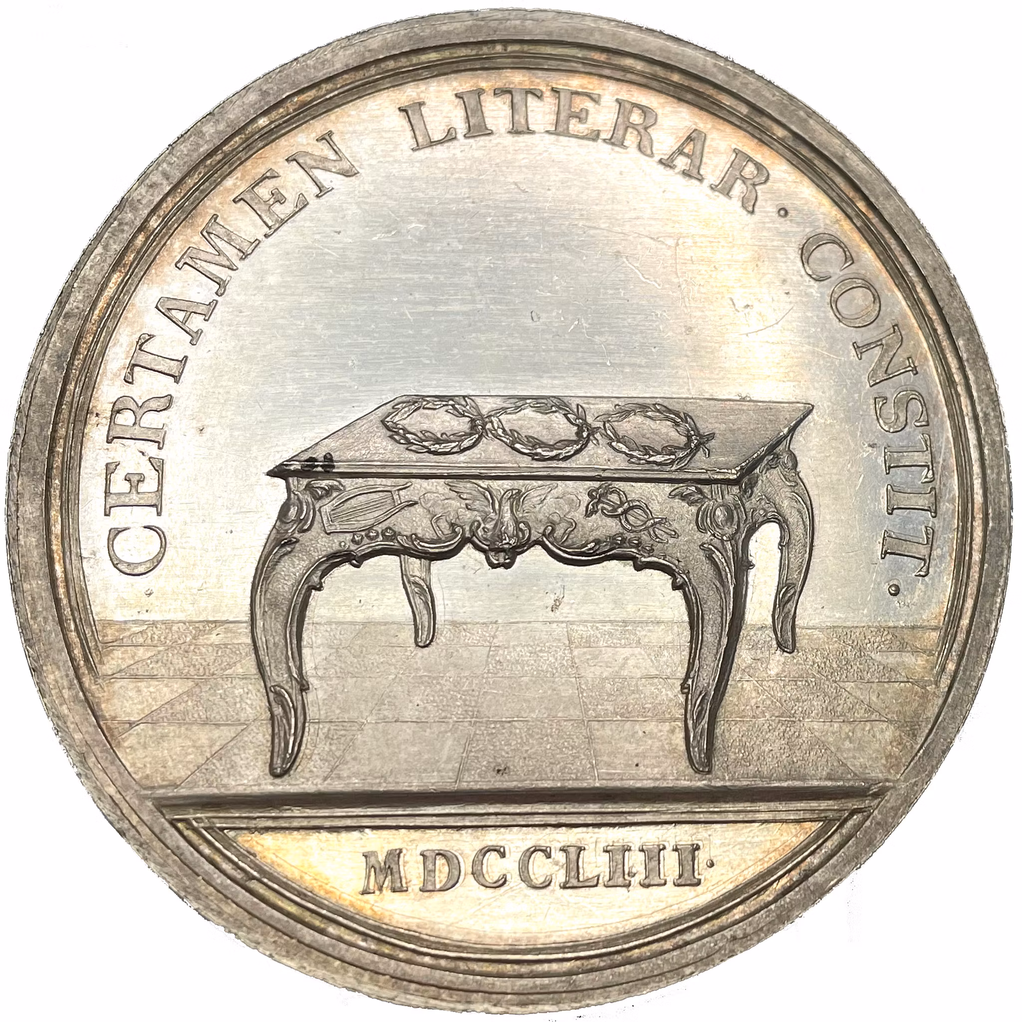 Lovisa Ulrika instiftar Vitterhetsakademien 1753 av Daniel Fehrman - OCIRKULERAT TOPPEXEMPLAR - RR