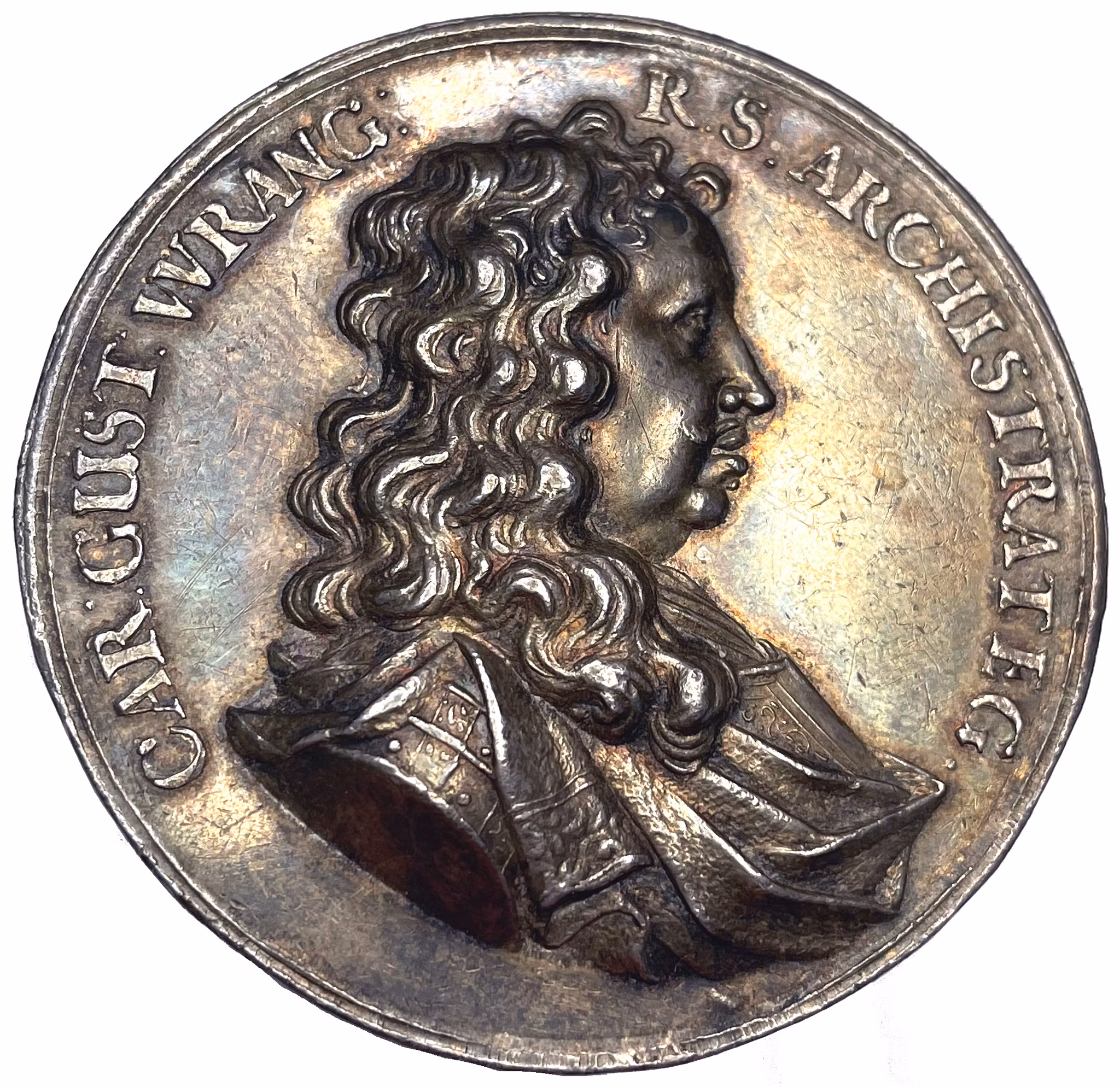 Carl Gustaf Wrangel, fältmarskalk och riksamiral av Breuer 1666 - PRAKTEXEMPLAR och MYCKET SÄLLSYNT - RR