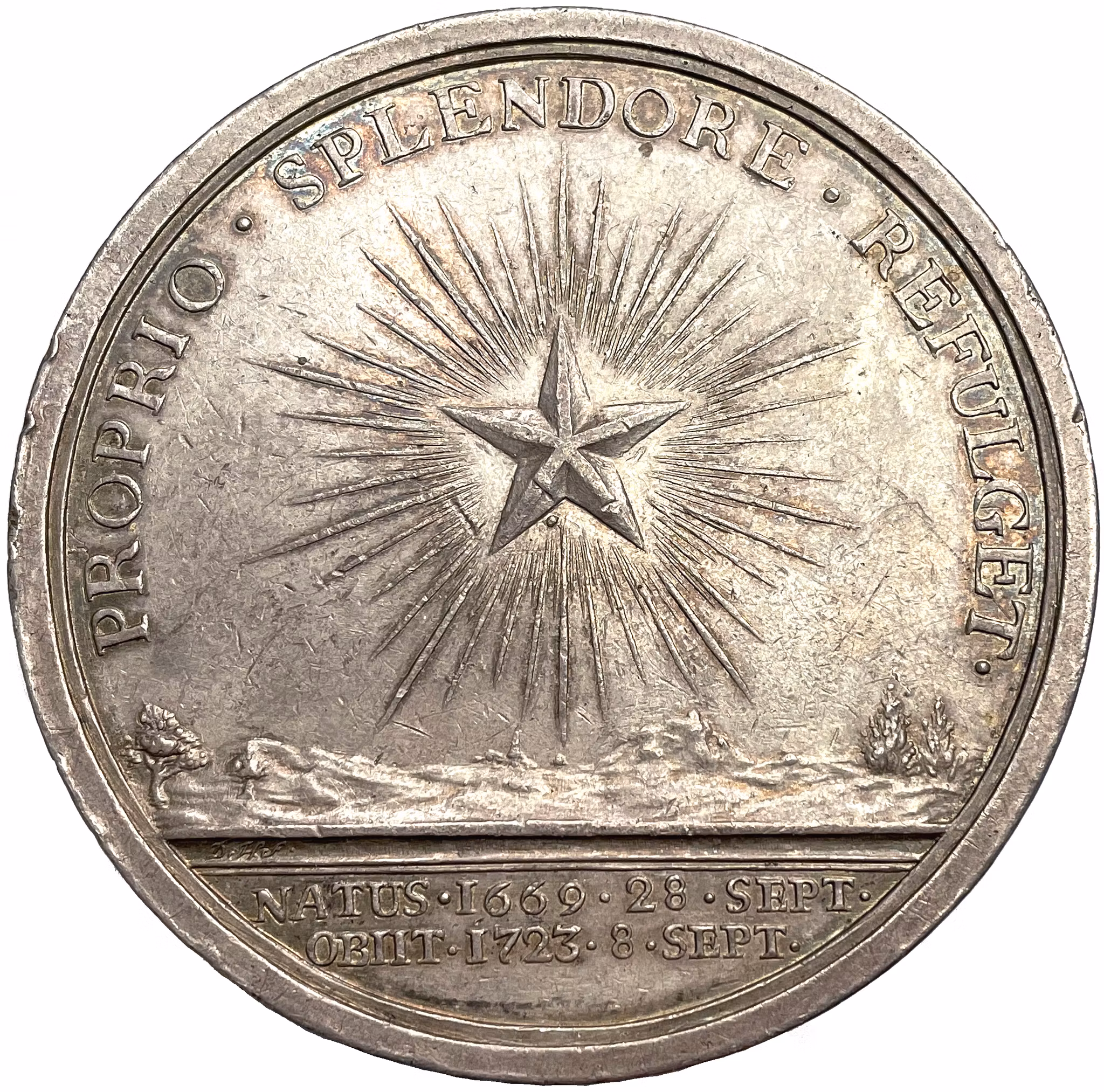 Gabriel Stierncrona 1724 - Sveriges första justitiekansler av Johann Carl Hedlinger - MYCKET SÄLLSYNT RR - Ex. Bonde