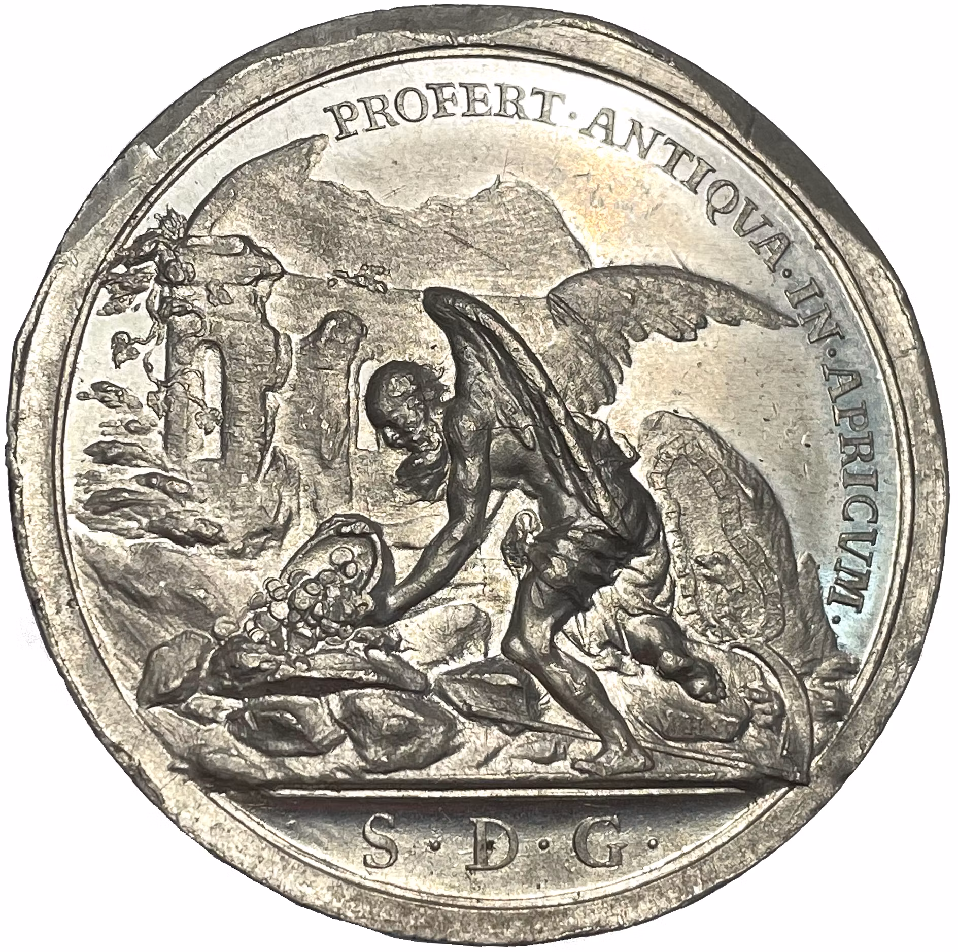 Nils Keder 1659-1735 av Hedlinger 1728 - Vackert exemplar - Sällsynt