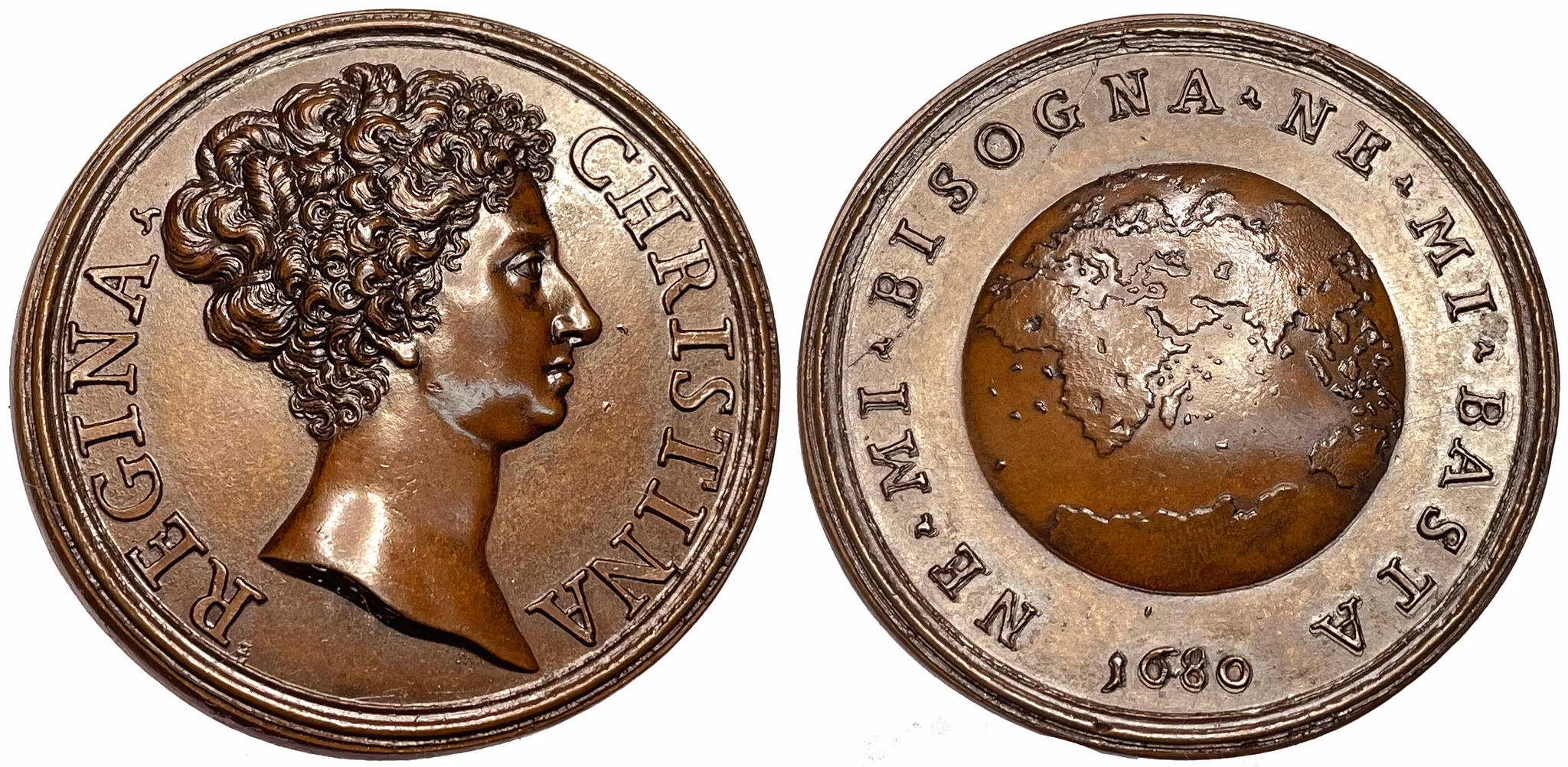 Kristina i Rom 1680 av Hamerani - Vackert exemplar