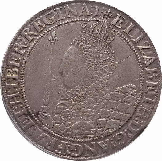 England, Elisabeth I, Crown, PCGS VF30
