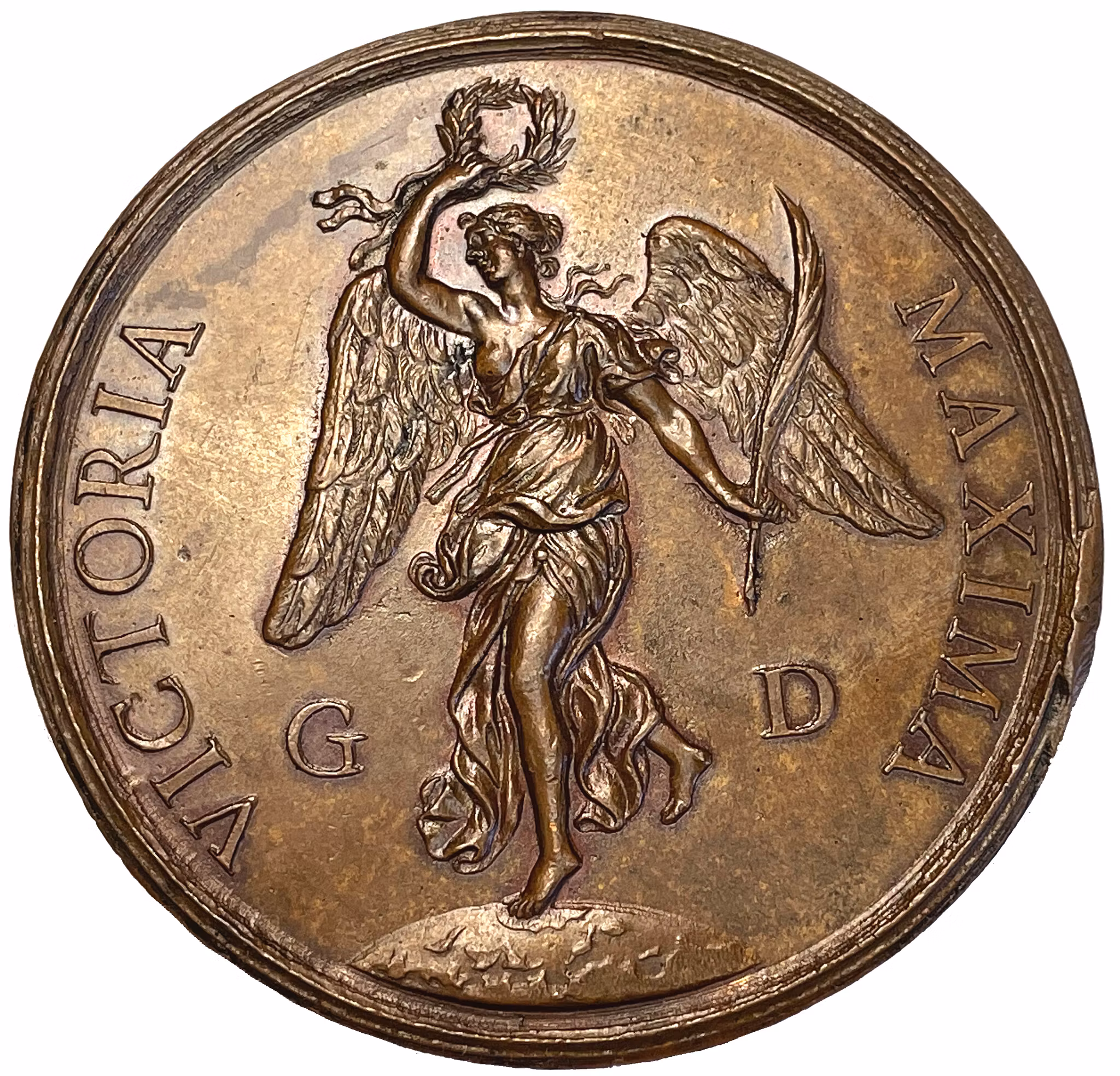 Kristina i Rom ca 1685 av Giovanni Battista Guglielmada - Ex. samling Crona 1937