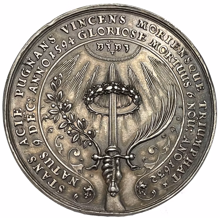 Gustav II Adolf:s död på slagfältet i Lützen den 6 november 1632 och begravning i Storkyrkan i Stockholm den 22 juni 1634