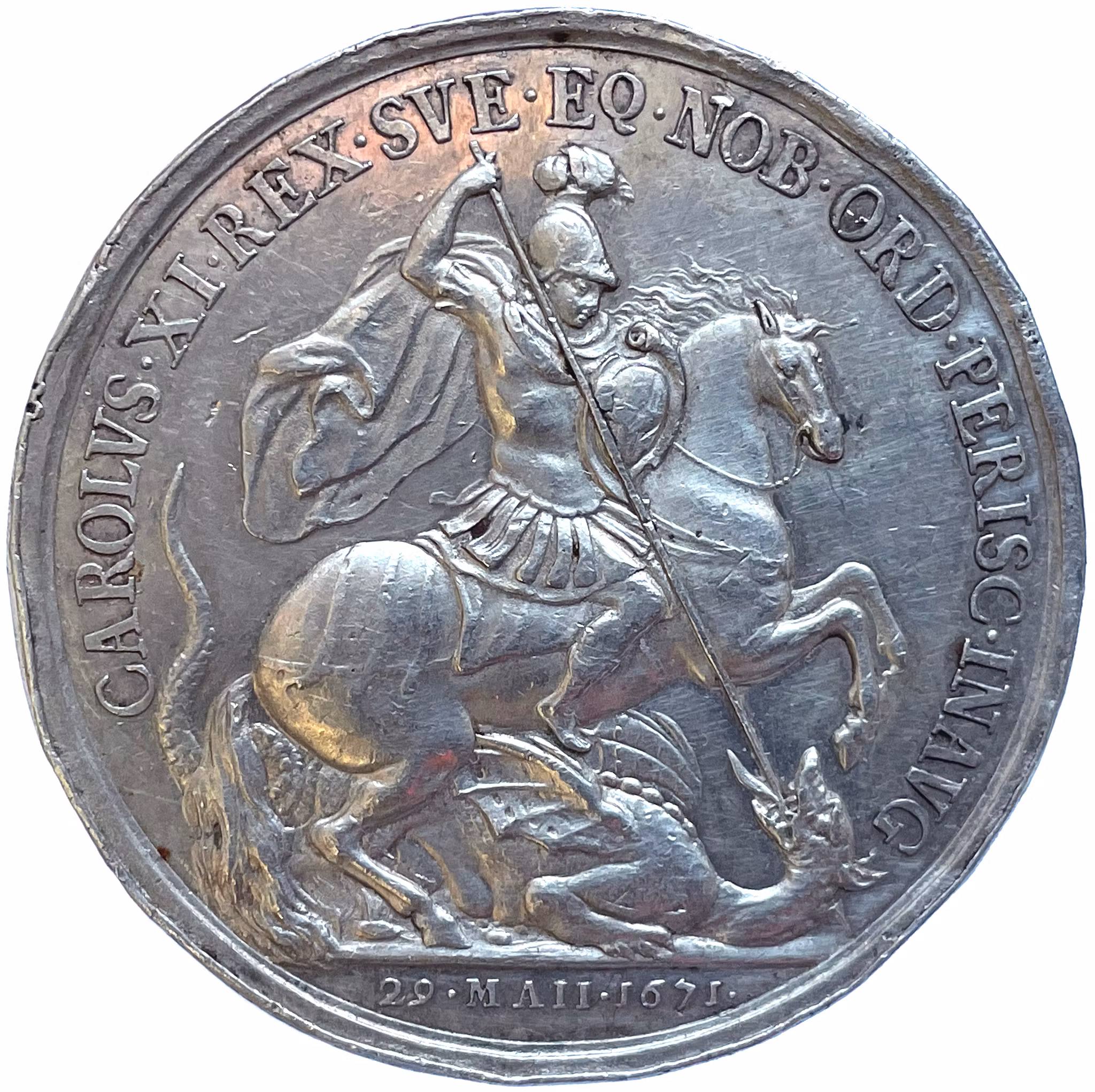 Karl XI - Strumpebandsorden 1671 av Roettiers