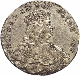 Adolf Fredrik - 2 Mark 1751 - Kastmynt till konungens kröning