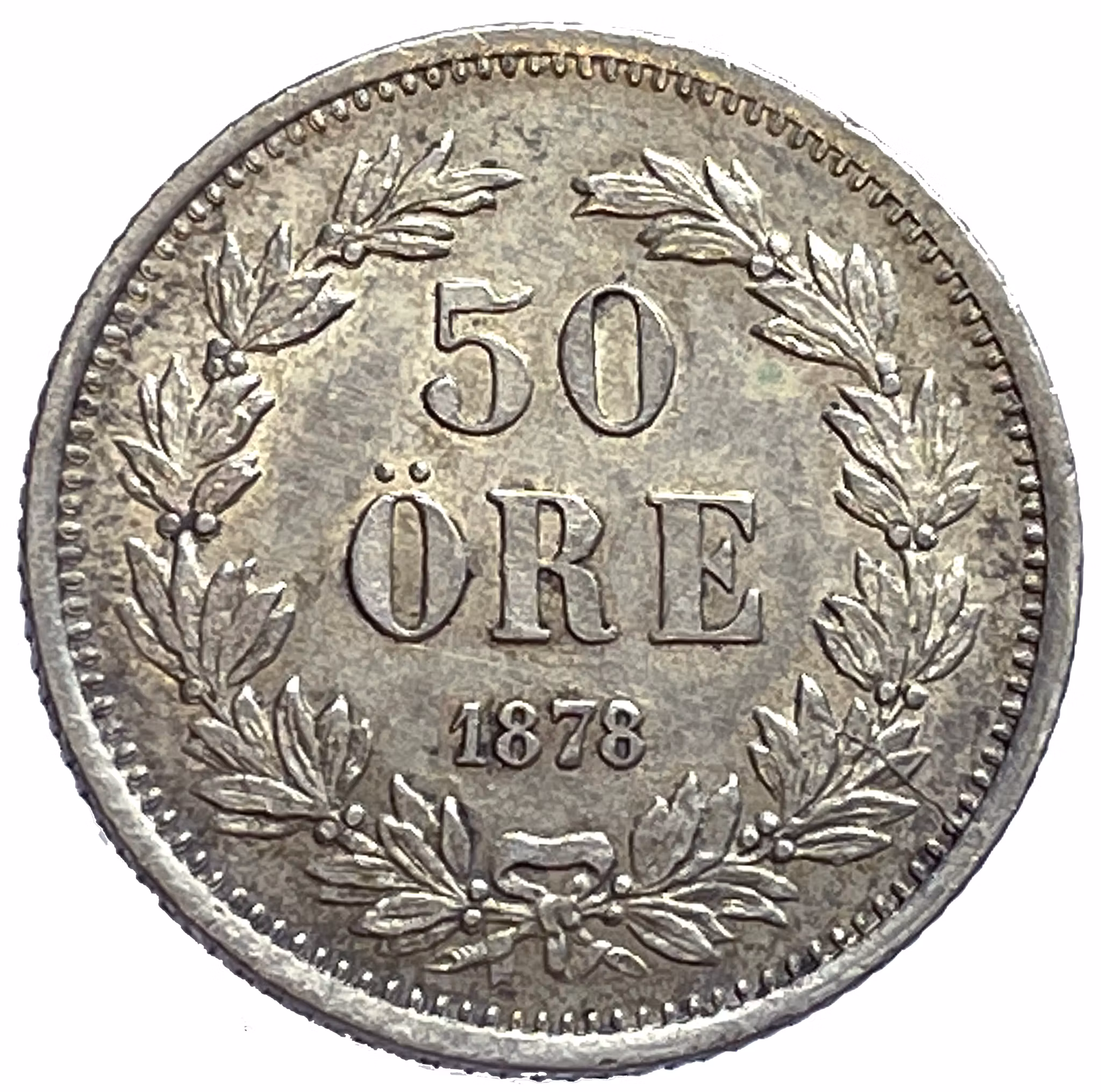 Oskar II - 50 Öre 1878