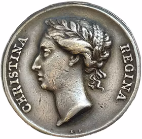 Kristinas kröning 1650 av Erich Parise