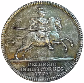 Gustav III - Tornerspel på Ekolsund 1776 - Sällsynt av Gustaf Ljungberger - troligen av