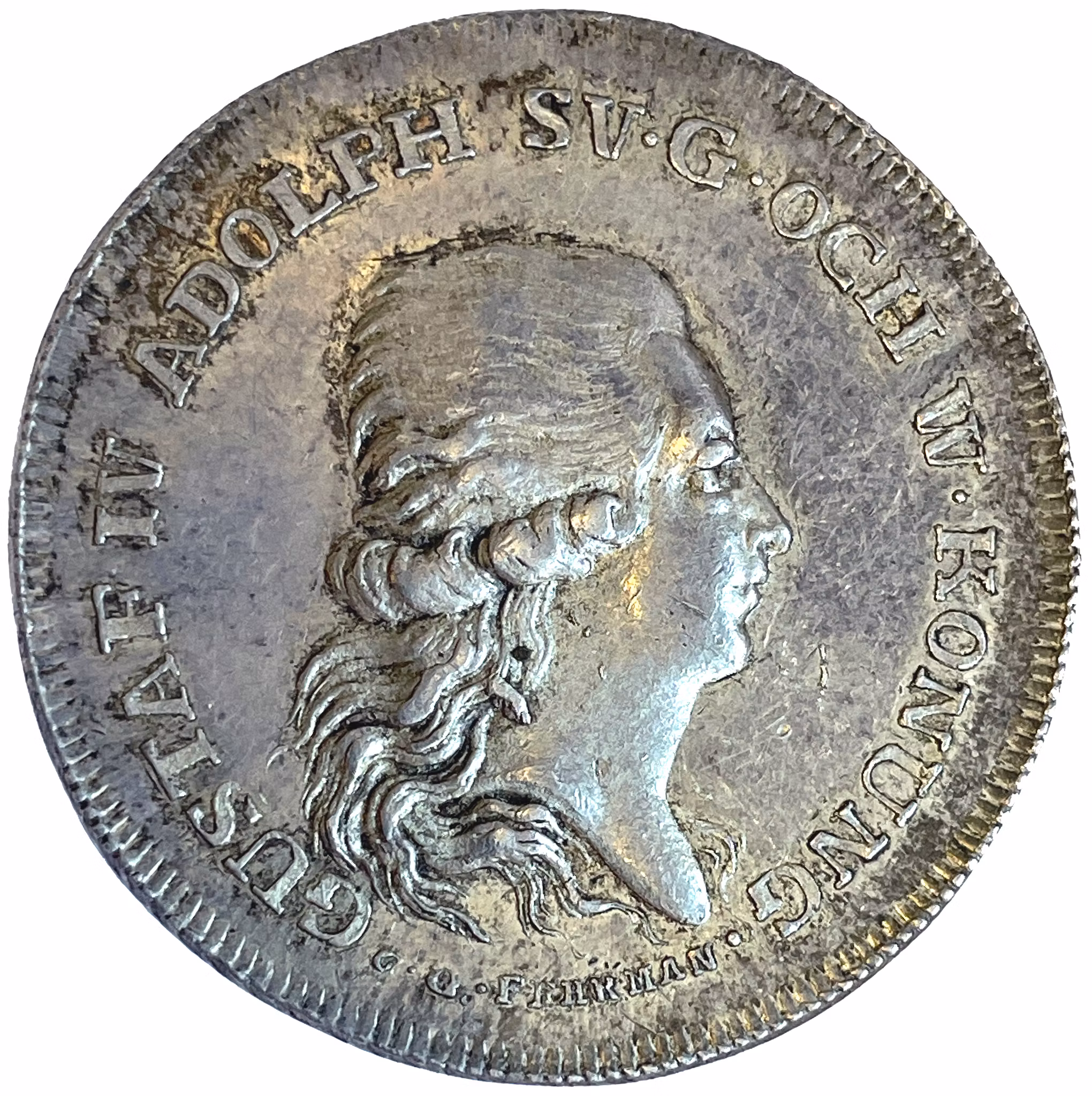 Gustav IV Adolf, Medalj utdelad vid tornerspelen år 1800