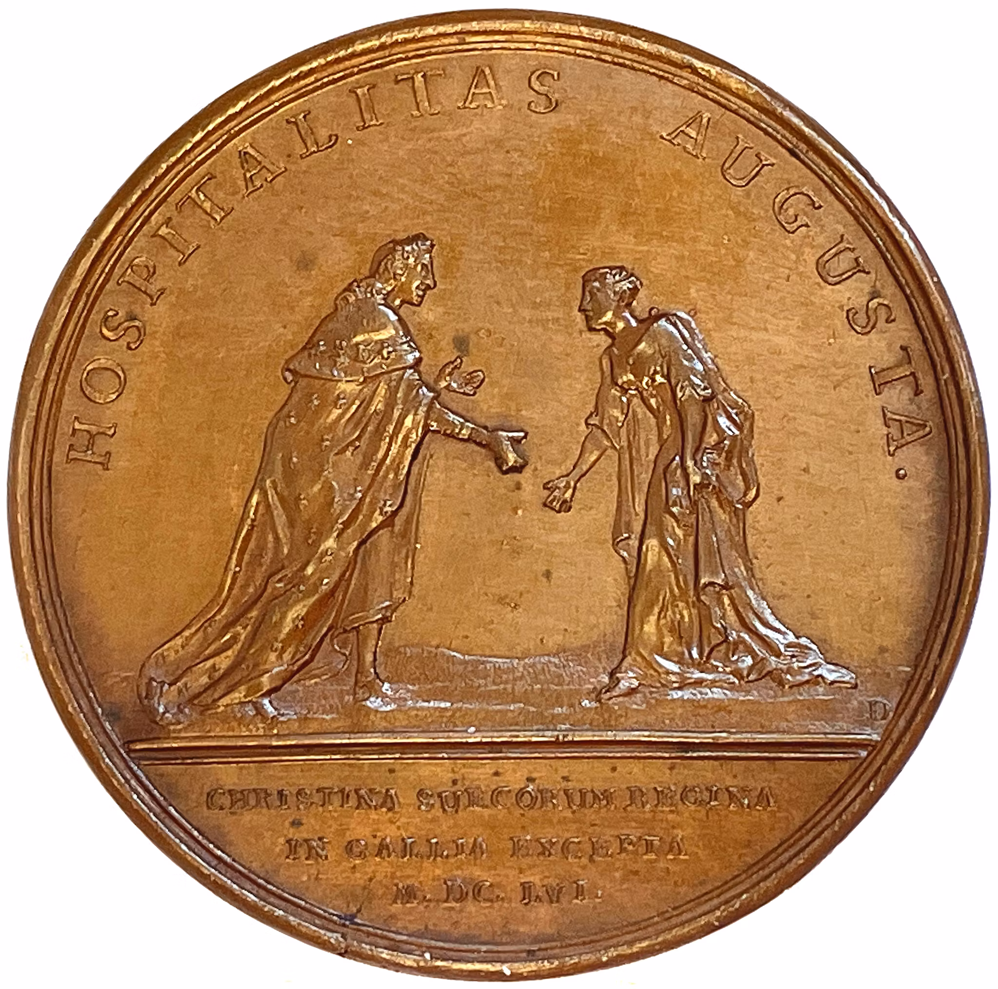 Kristinas hemliga underhandlingar med Frankrike om att erövra Neapel och insätta henne som drottning - av Jean Mauger 1656