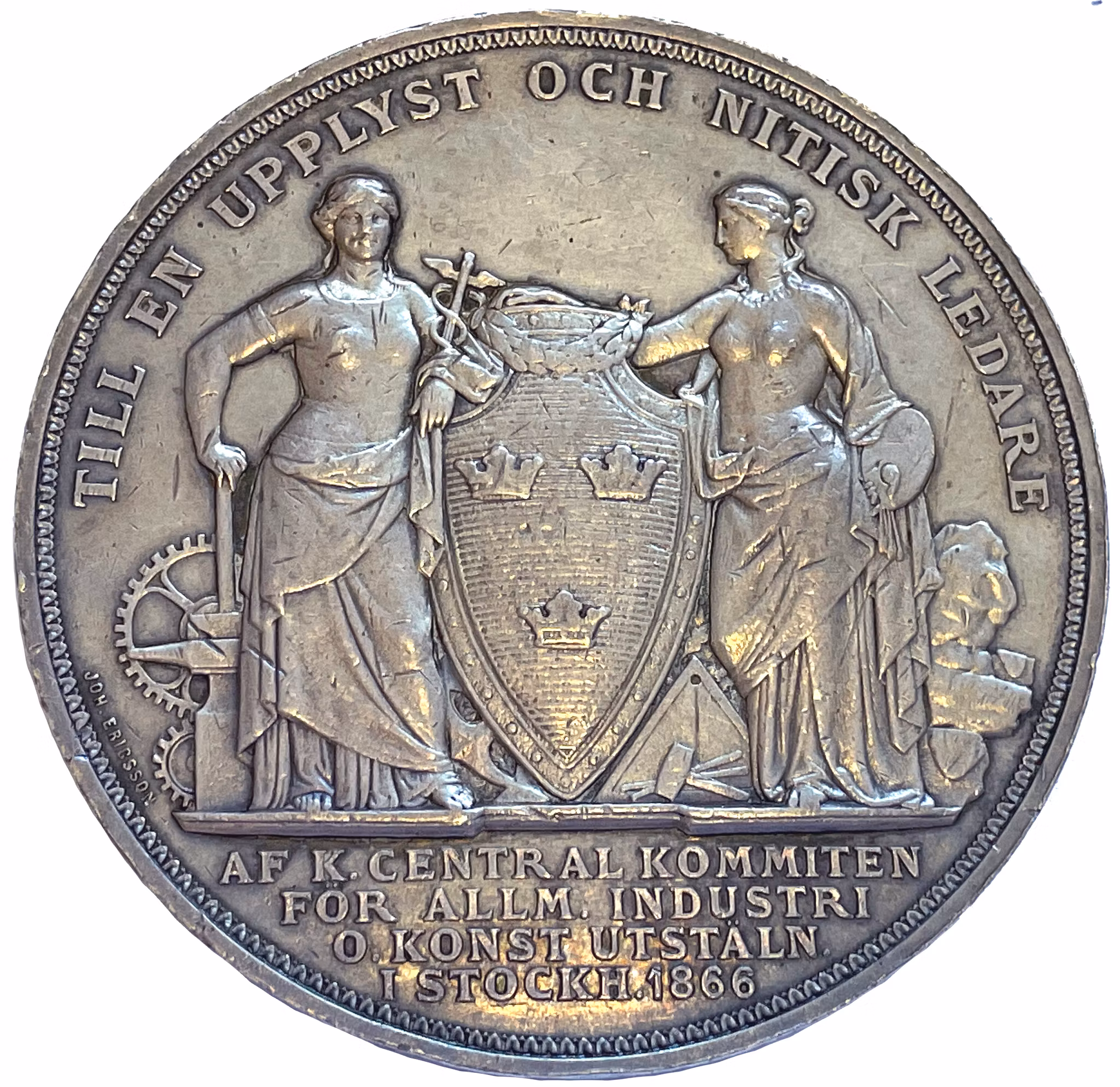 Kronprins Oskar (II) - Världsutställningen i Stockholm 1866 av John Ericsson