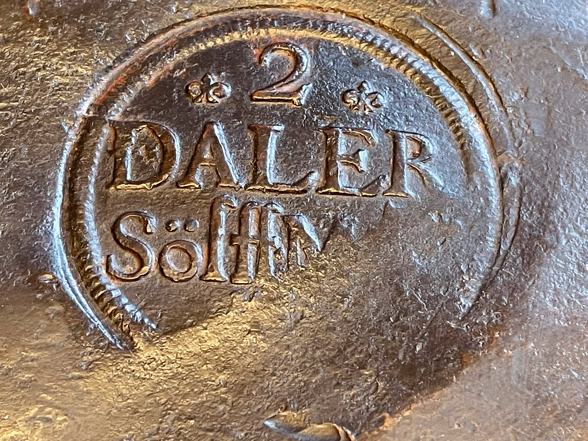 Karl XII - Plåtmynt - 2 Daler SM 1711