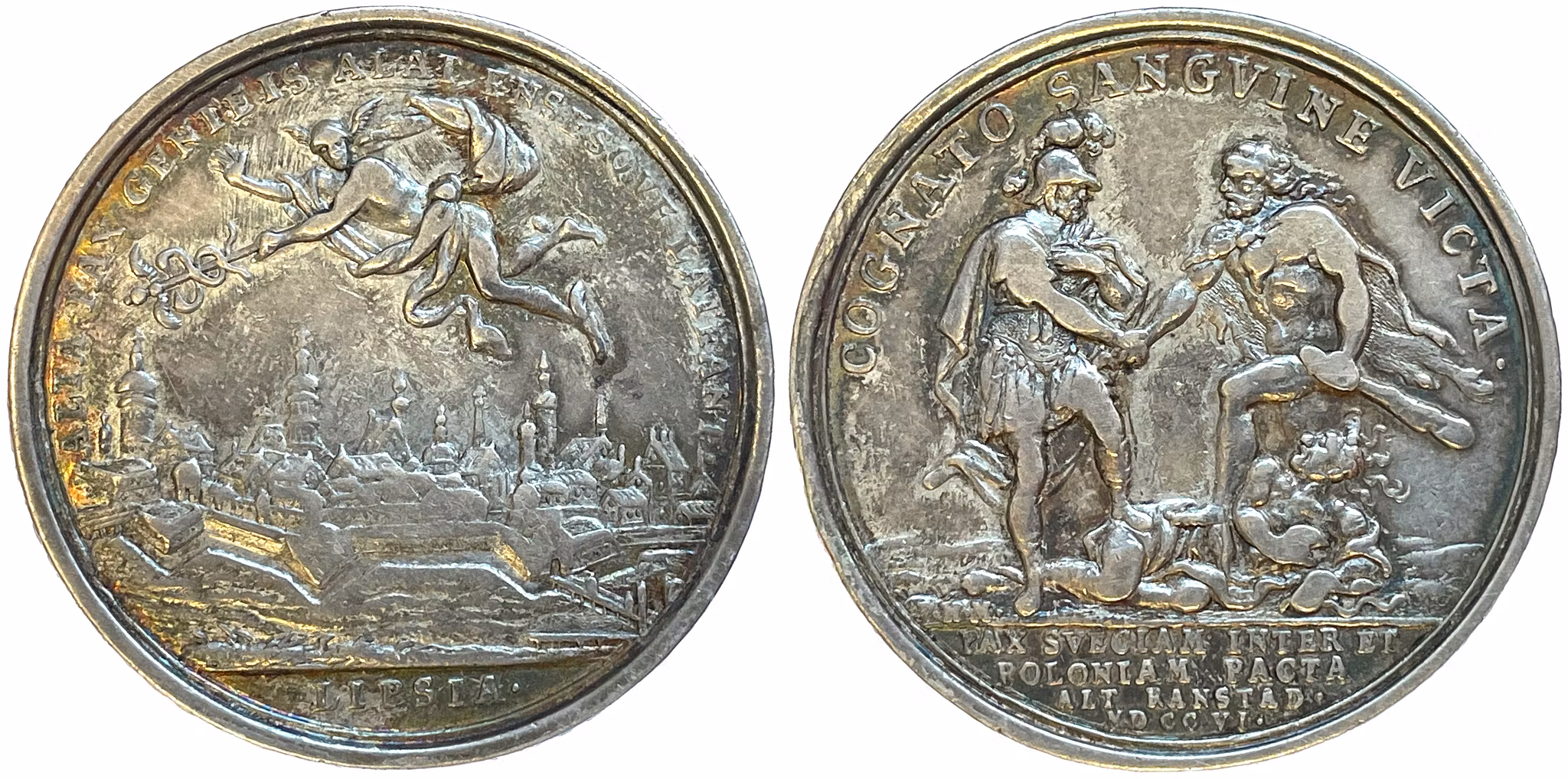 Segern vid Fraustadt och freden i Altranstädt 1706 av Müller