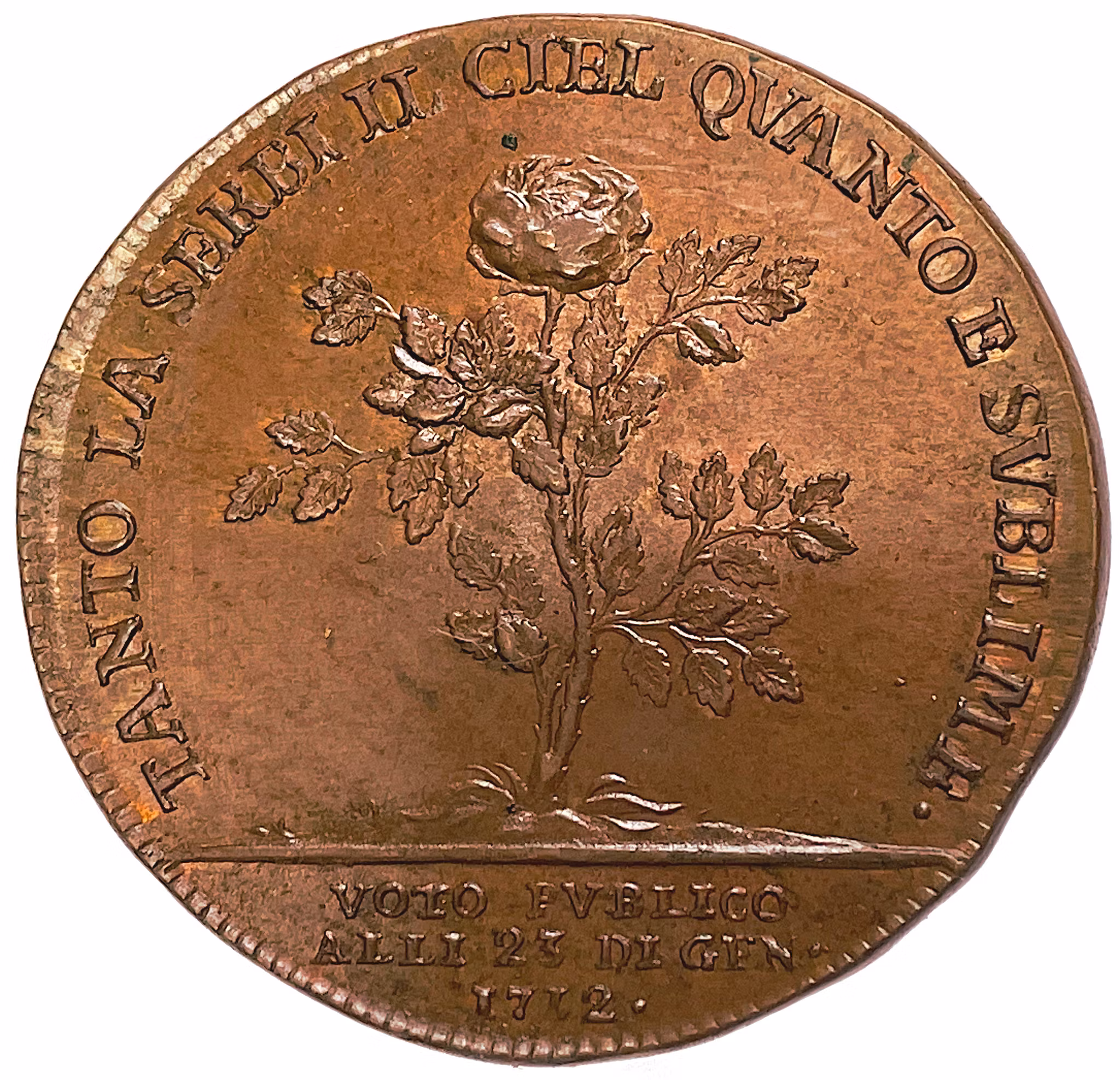 Drottning Ulrika Eleonoras födelsedag den 23 januari 1732 av Johann Carl Hedlinger