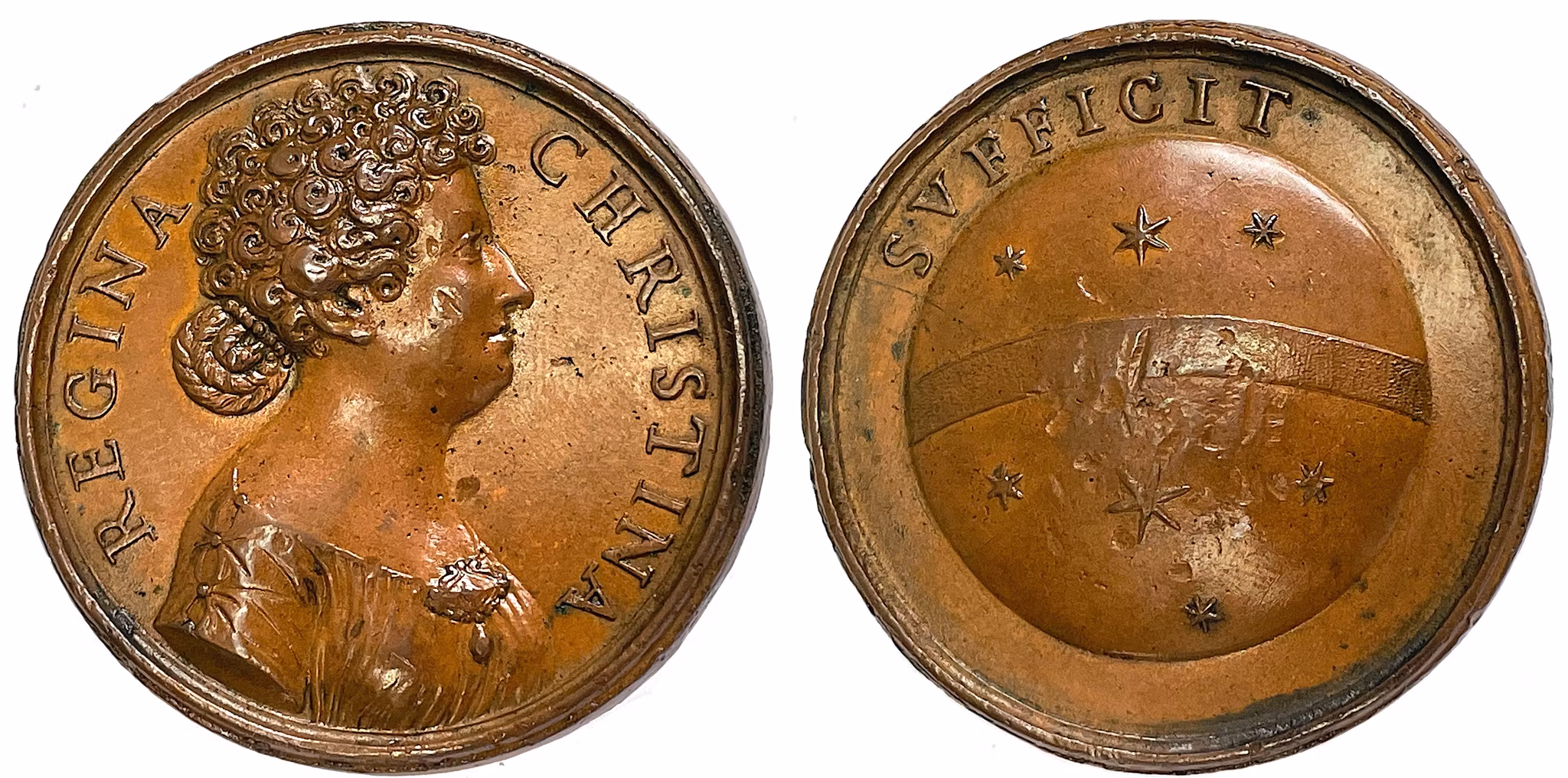 Kristina i Rom ca 1680 - Drottningens ringaktning av det jordiska och längtan efter något fullkomligare av Guglielmada