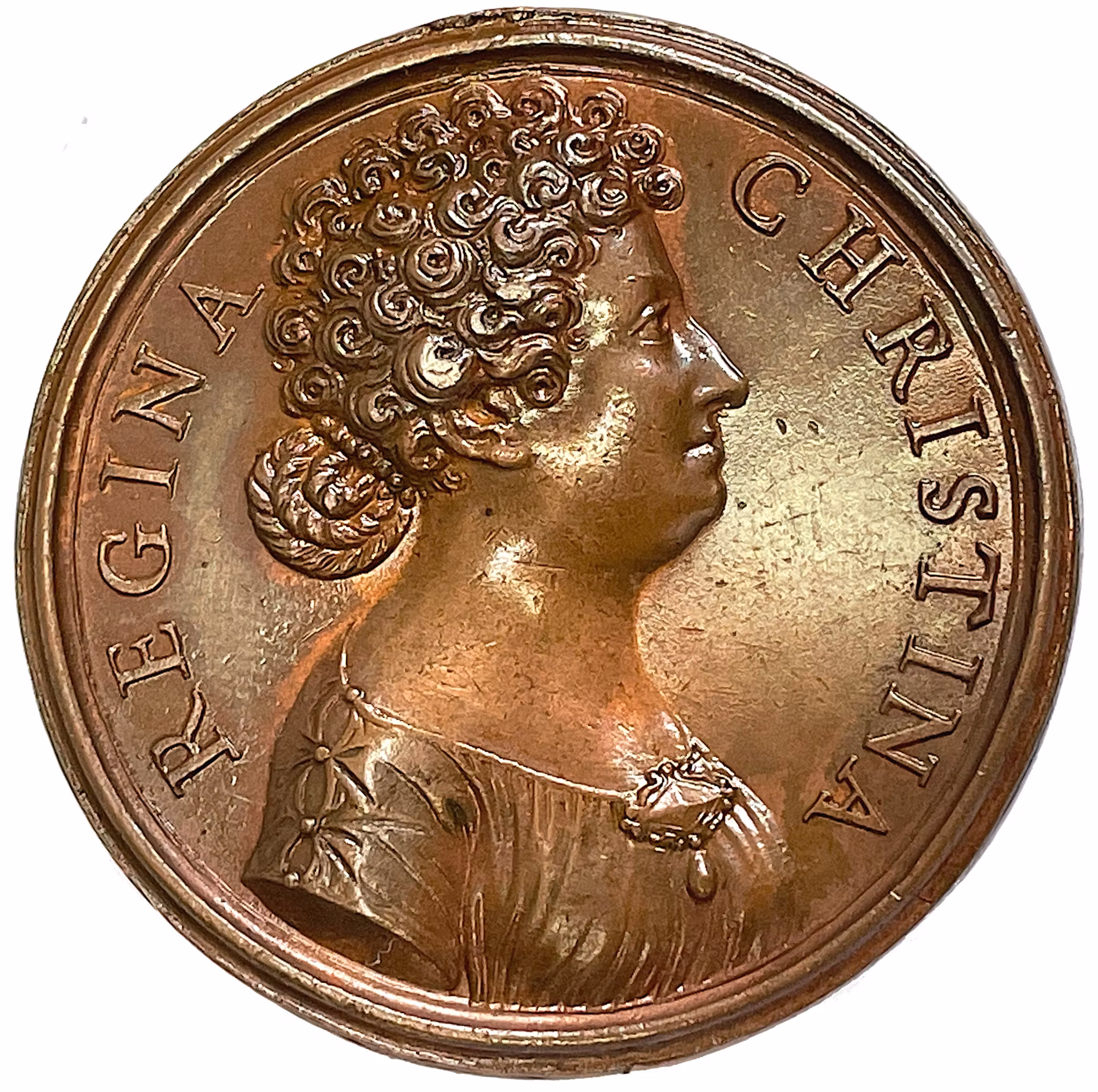 Kristina i Rom ca 1680 - Drottningens ringaktning av det jordiska och längtan efter något fullkomligare - Ex. Crona 1937:276