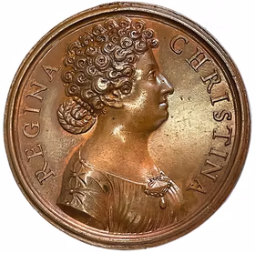 Kristina i Rom ca 1680 - Drottningens ringaktning av det jordiska och längtan efter något fullkomligare - Ex. Crona 1937:276