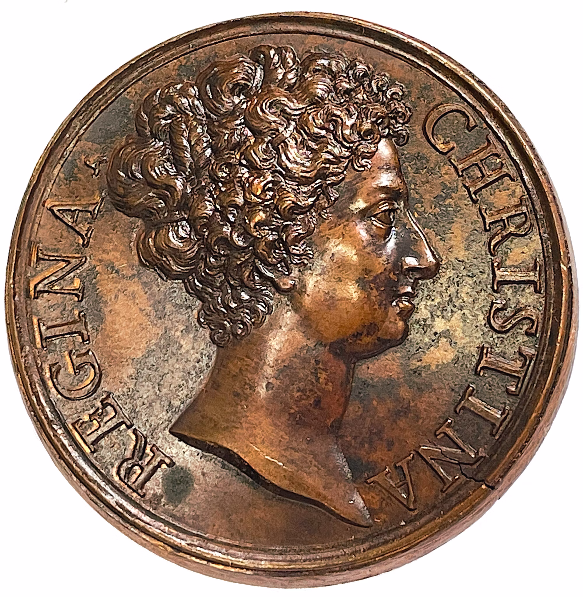 Kristina i Rom 1675 av Giovanni Hamerani - Ex. Thomas Lautz - Vackert exemplar