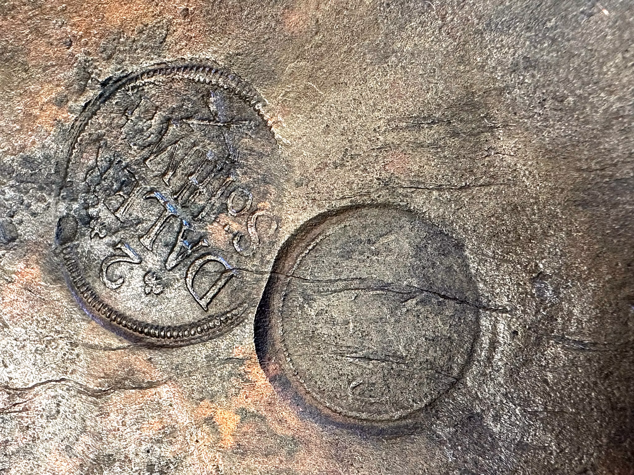 Karl XII - 2 daler SM 1710. Värdehöjd 1718 från 2 till 3 daler - Ett extremt sällsynt plåtmynt - RRR - 3 kända i privat ägo