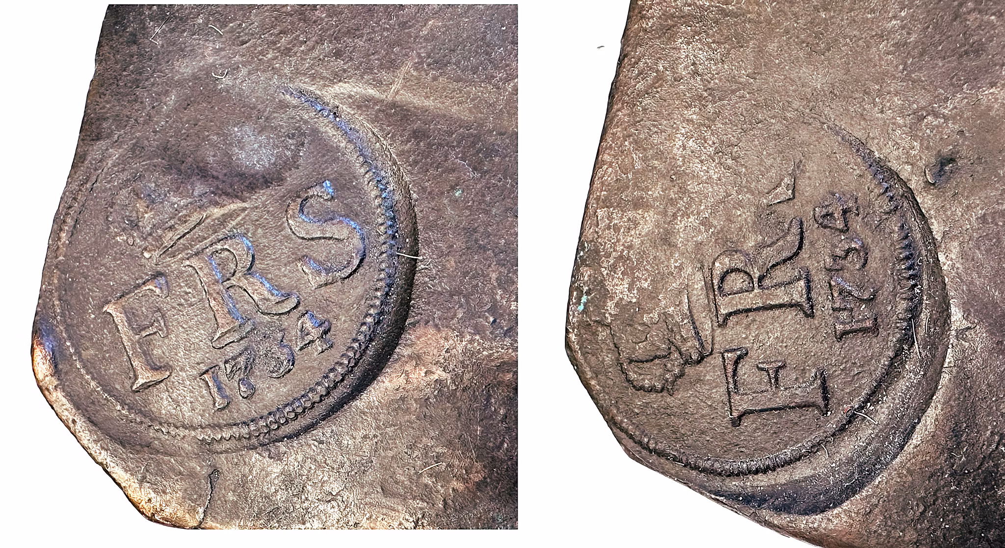 Fredrik I - Plåtmynt - 4 Daler SM 1734