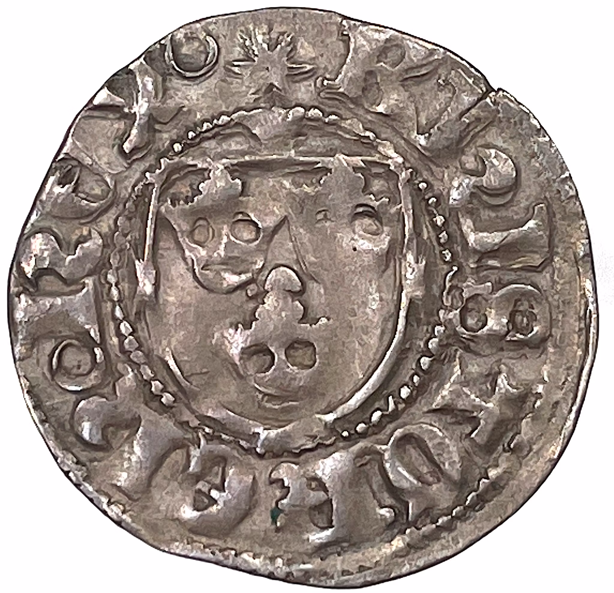 KRISTOFFER AV BAYERN, 1441-1448 STOCKHOLM. Örtug - Ex. Sven Svensson