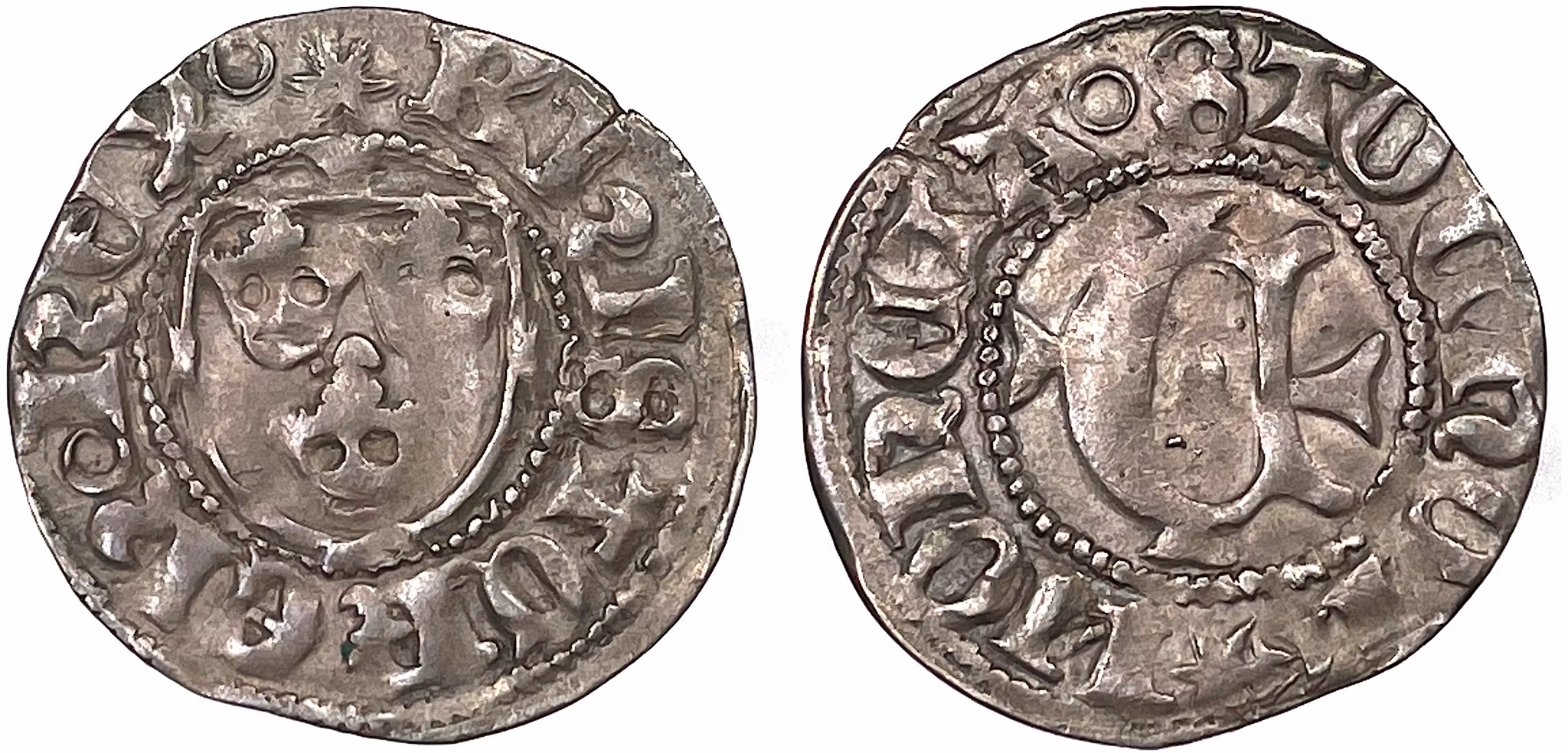 KRISTOFFER AV BAYERN, 1441-1448 STOCKHOLM. Örtug - Ex. Sven Svensson