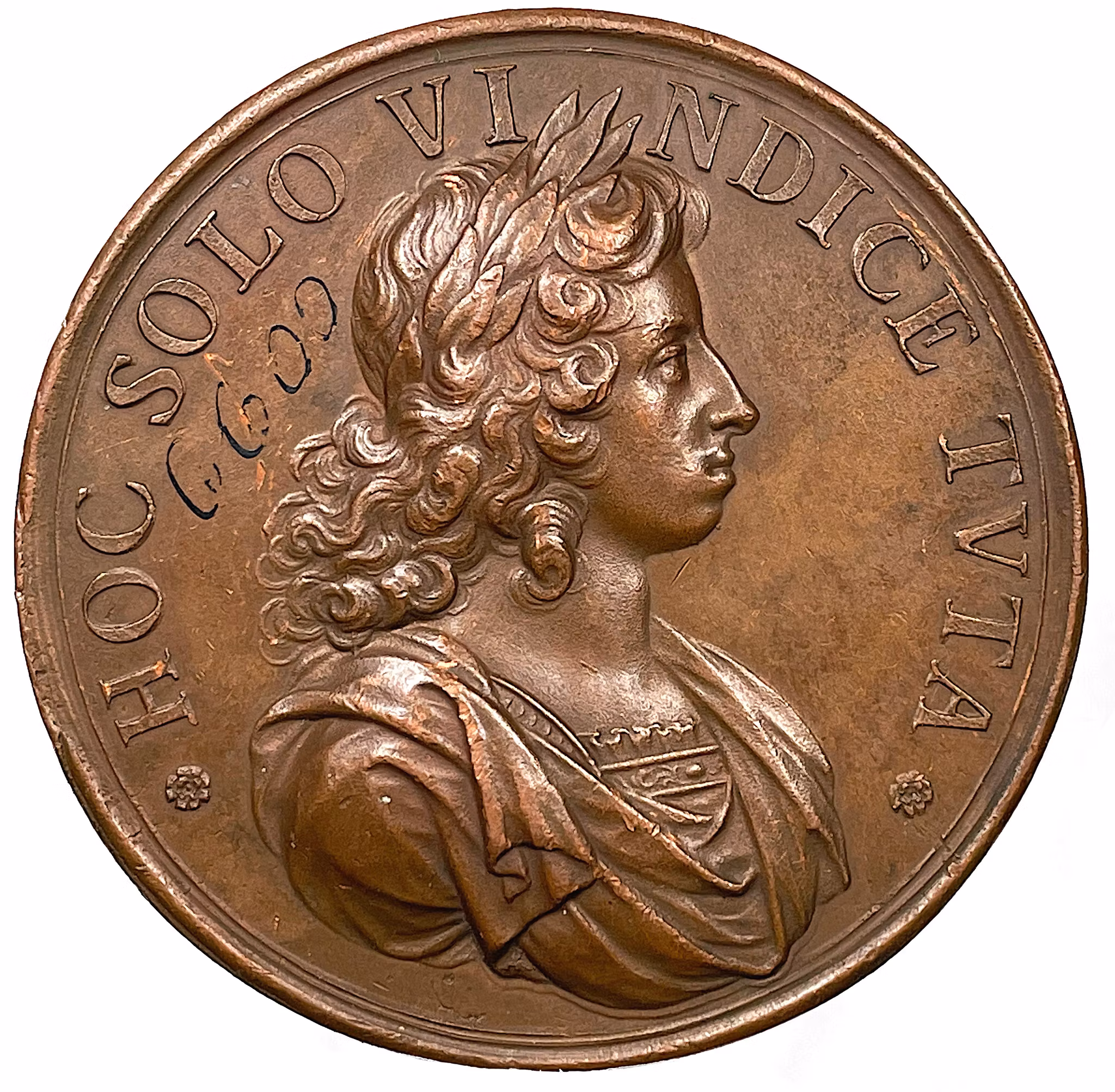 Karl XI, Svenska härens seger över den danska vid slaget vid Lund den 4 december 1676. Av Arvid Karlsteen - MYCKET SÄLLSYNT