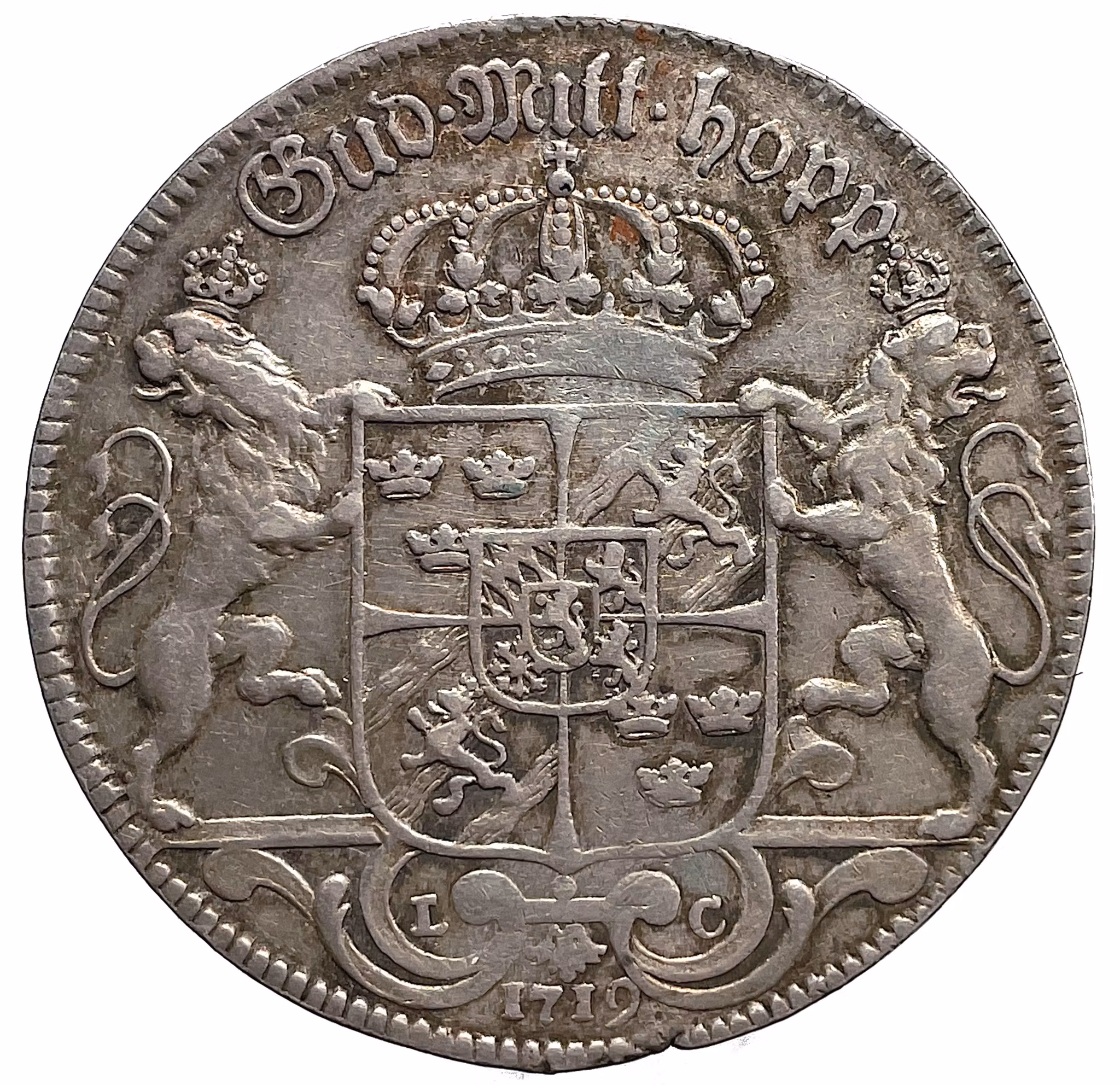 Ulrika Eleonora, Riksdaler 1719 - Typmynt