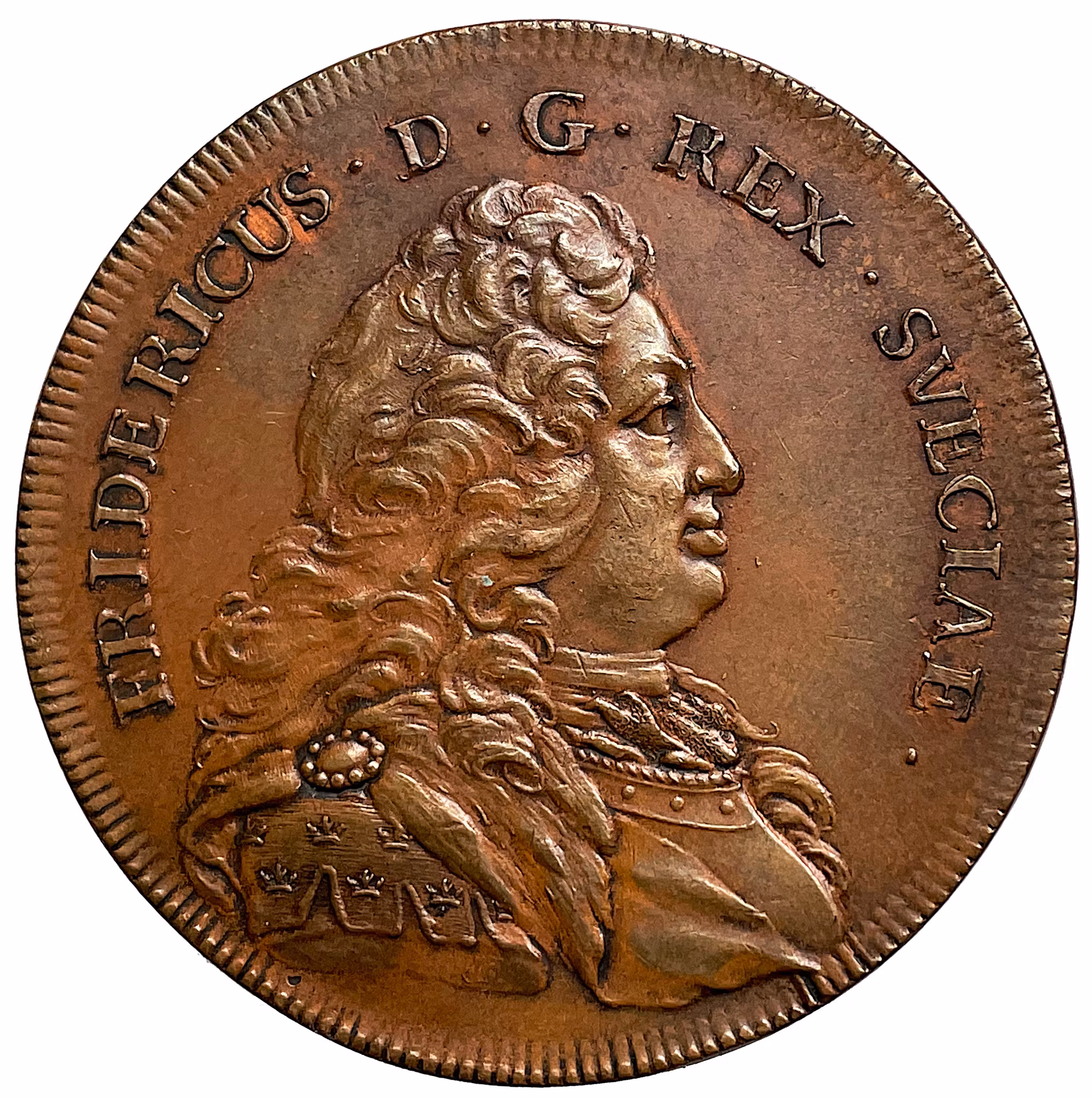 Freden i Nystad 1721 - Tidigare odokumenterad och EXTREMT RAR - av Daniel Fehrman & Johann Carl Hedlinger