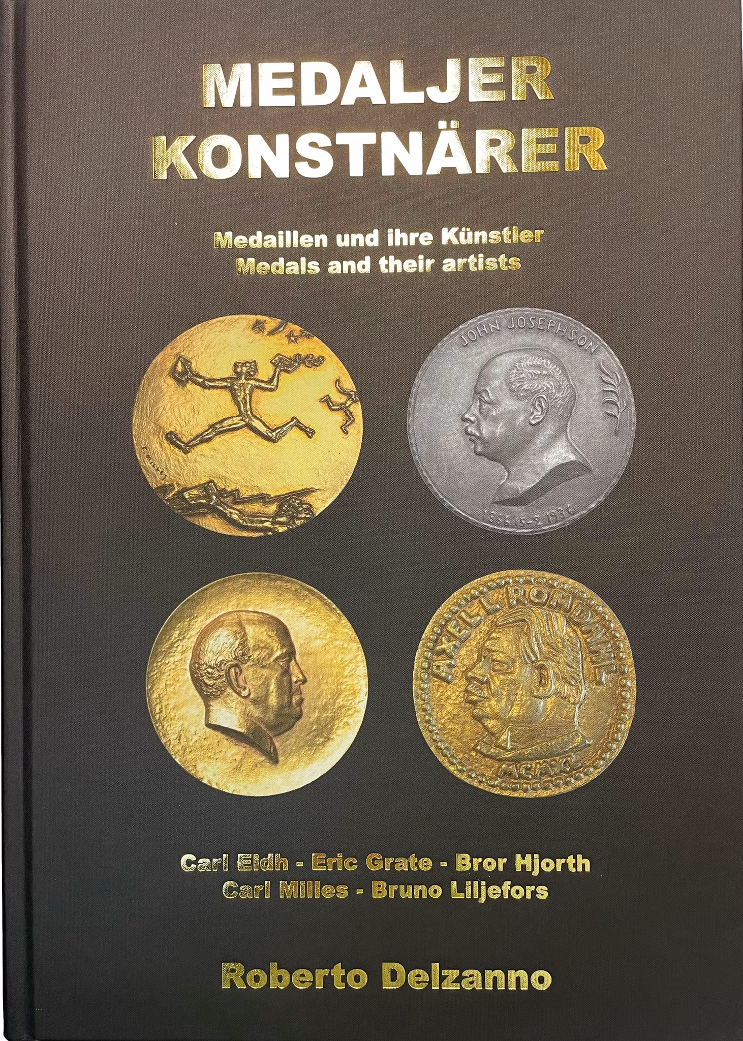 Medaljer och konstnärer - En annorlunda bok - 414 sidor - Färg - A4 - Inbunden - Nominerad till bästa numismatiska bok i världen av IAPN!