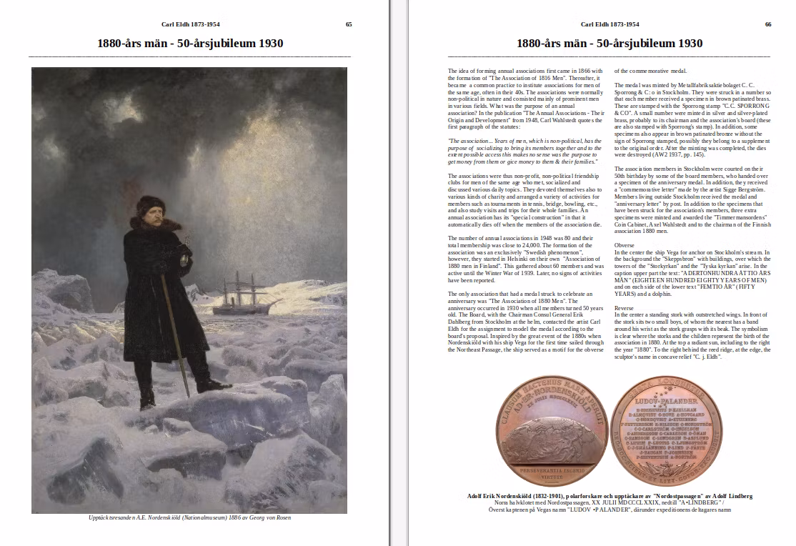 Medaljer och konstnärer - En annorlunda bok - 414 sidor - Färg - A4 - Inbunden - Nominerad till bästa numismatiska bok i världen av IAPN!