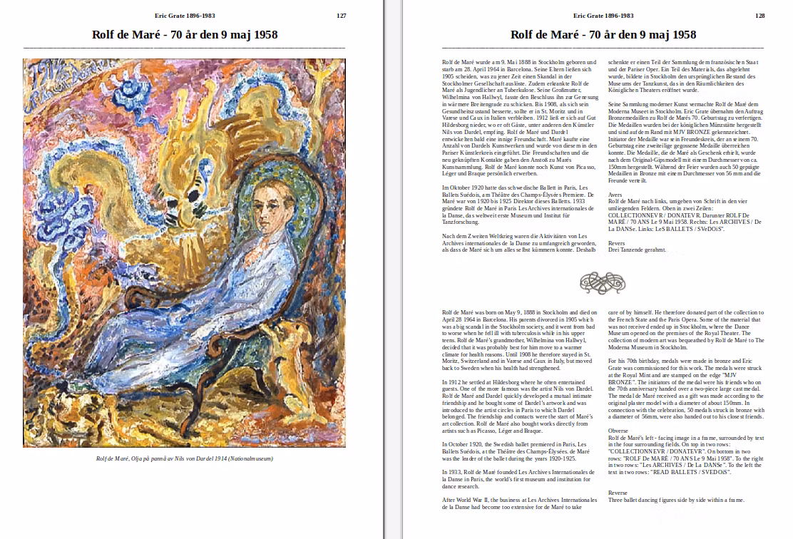 Medaljer och konstnärer - En annorlunda bok - 414 sidor - Färg - A4 - Inbunden - Nominerad till bästa numismatiska bok i världen av IAPN!