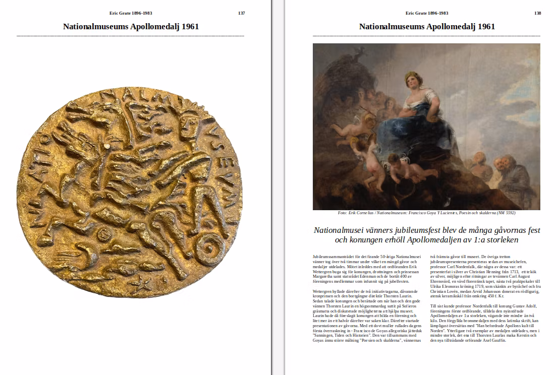 Medaljer och konstnärer - En annorlunda bok - 414 sidor - Färg - A4 - Inbunden - Nominerad till bästa numismatiska bok i världen av IAPN!